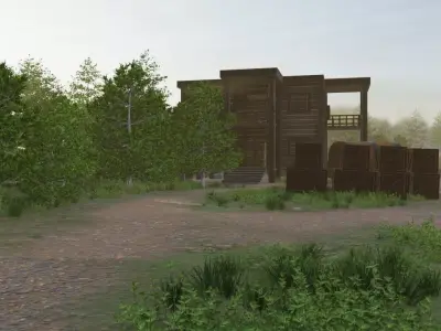 Waterway Village 3D model