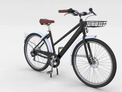Generic Bicycle Black 3D model