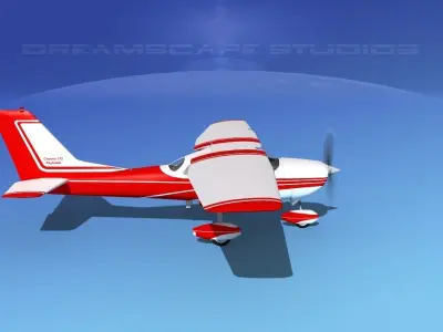 Cessna 172 Skyhawk 1967 V01 3D model