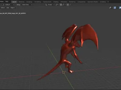 Gargo Dorgan For Your Game And Animation Low-poly 3D model Low-poly 3D model