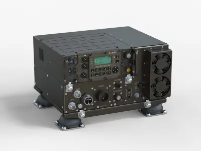 RS VT3050C VHF-UHF Tactical Radio 3D model