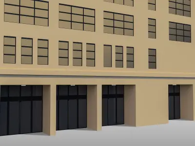 Commercial Building 008 3D model