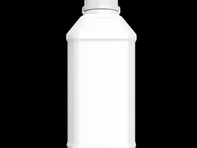 Jerry cans 1000ml Low-poly 3D model