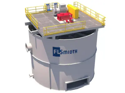 celda flotacion 3D model
