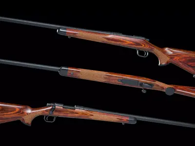 Remington 700 Sniper Rifle Low-poly 3D model purchase