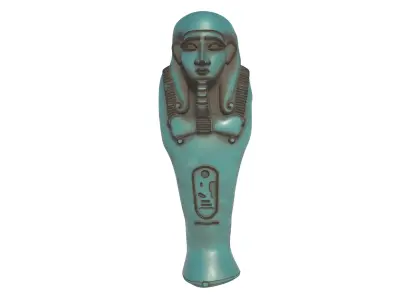 Ushabti Low-poly 3D model