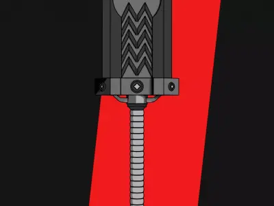 Big Sword made in blender 3D model