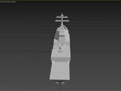 Naval Ship 3D print model
