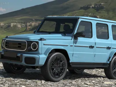  Blue Luxury Electric Off Road SUV 