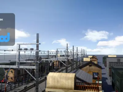 Japan Railway 3D model