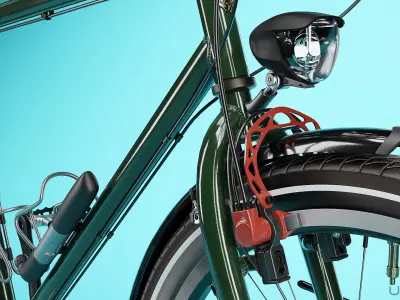 Bicycle Touring Bike 3D model