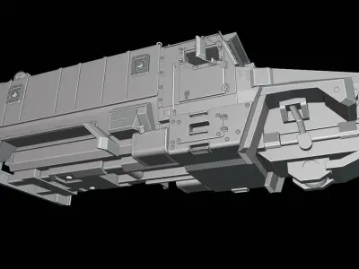Ural Tifun truck 3D print model