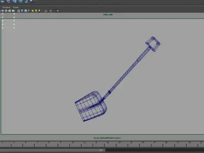 shovel 3d model 3D model