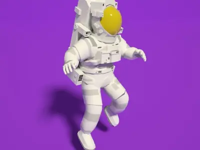 COMPLETE LOW POLY NASA Low-poly 3D model