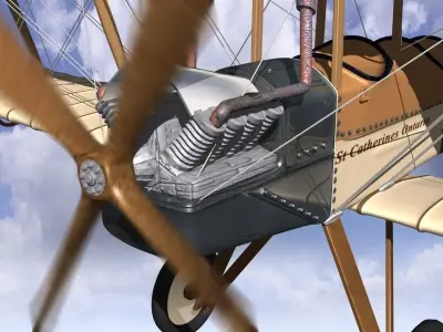 Royal Aircraft Factory BE2c AI 3D model