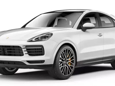Porsche Cayenne Coupe 2020 3D model