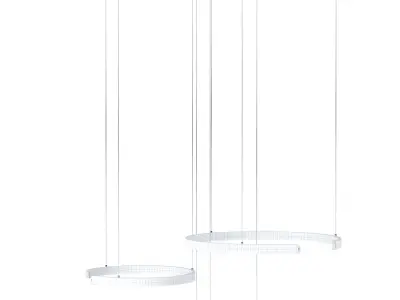 Modern LED Chandelier Ceiling Lamp 3D model