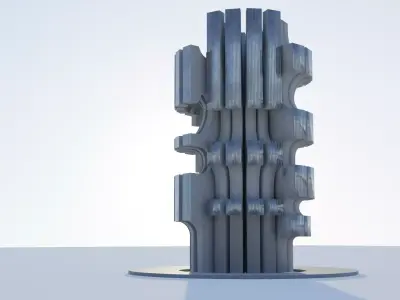 Kozara Monument 3D model