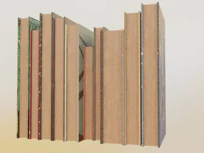 Old book Bundle - 10001 Low-poly 3D model