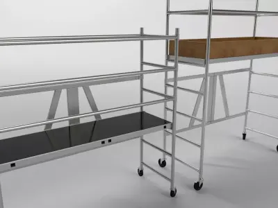 Scaffold tower 6 3D model