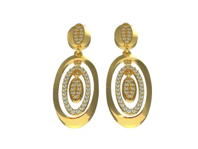 Diamond Pendant Set 44 3D print model