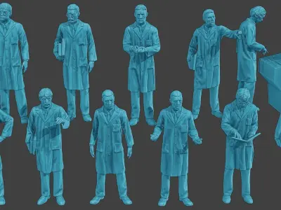 Scientist Male SM1 Pack1