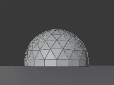 Dome Building 3D model purchase