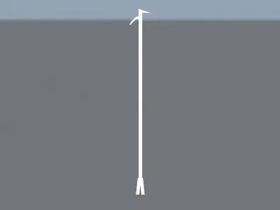 New York Fire Hook Free low-poly 3D model