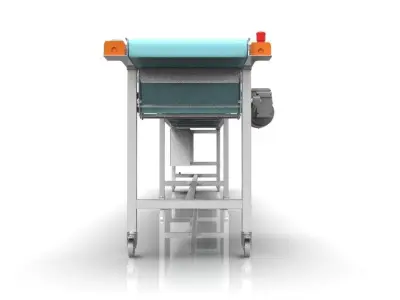 3D Design of a  modular belt conveyor for the food industry 3D model