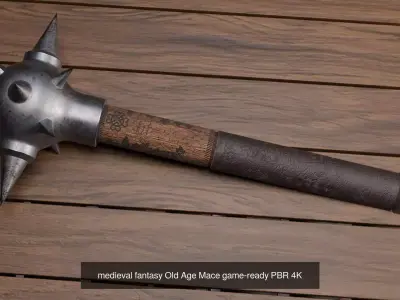  medieval fantasy old age weapon pack game ready PBR4k