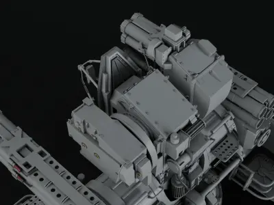Kashtan CIWS HighPoly 3D model