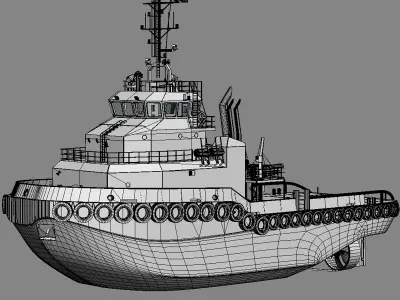 Shoalbuster Tug DMS Osprey 3D model