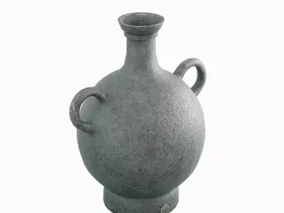 Medieval Decor Vase 01 Low-poly 3D model