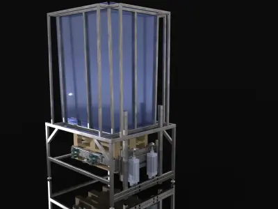 Pallet Dispenser Robot 3D model