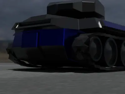 Cyber tanks 3D model