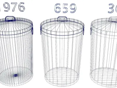 rusty cleaning tools 3D Model Pack