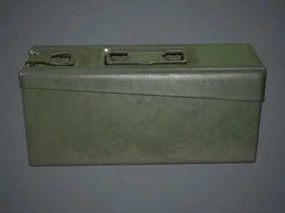 Military Ammunition Box Low-poly 3D model