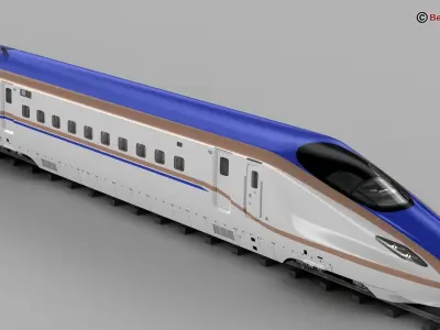 Shinkansen E7 3D model