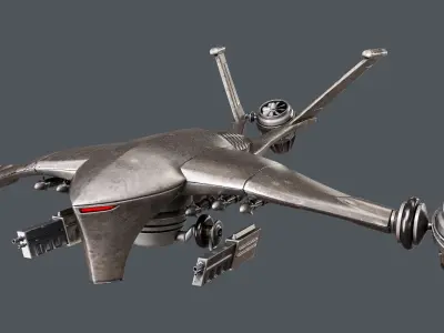 Hunter killer-drone 3D model