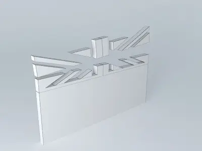 British Film Commission Logo 3D model
