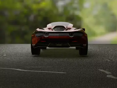 Car replica 3D model