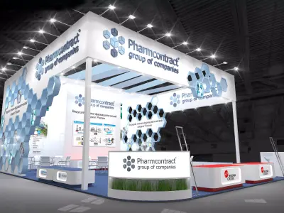 3d Model of Exhibition Stand 9X12 3D model