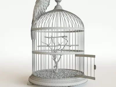 Parrot Ara 3D model