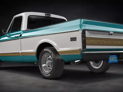 Chevrolet Cheyenne C-10 Stock 3D model