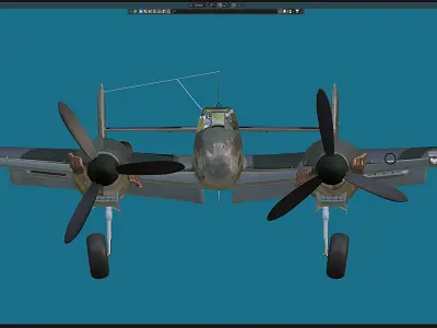 Me-110 Free 3D model
