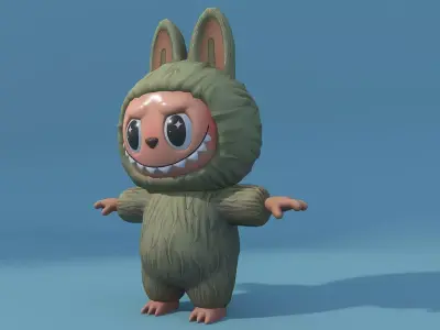 Labubu 01 3D model purchase