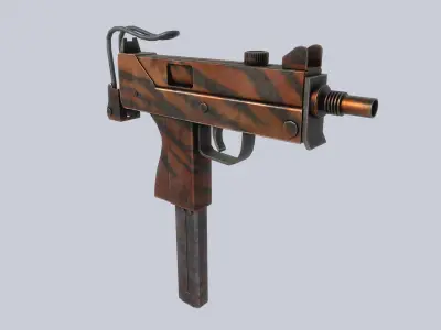 MAC10 Tiger Low-poly 3D model