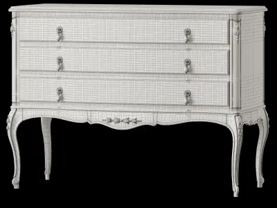 silvano grifoni nightstand  and dresser art 3650 3D model