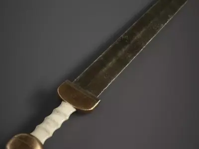 Roman Gladius Low-poly 3D model