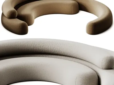 Adrenalina Nefelibata 6 Modular Sofa 3D model